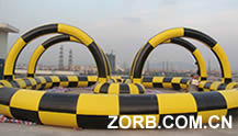 Zorb Ramp, Zorbing Orbit, Zorbing Racing Track, Zorbing Circuit, Zorbing Slope